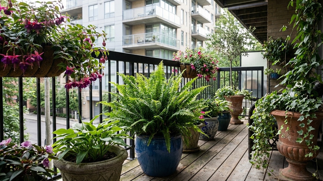 Plantes tolérantes à l’ombre pour balcon : quoi planter sans plein soleil