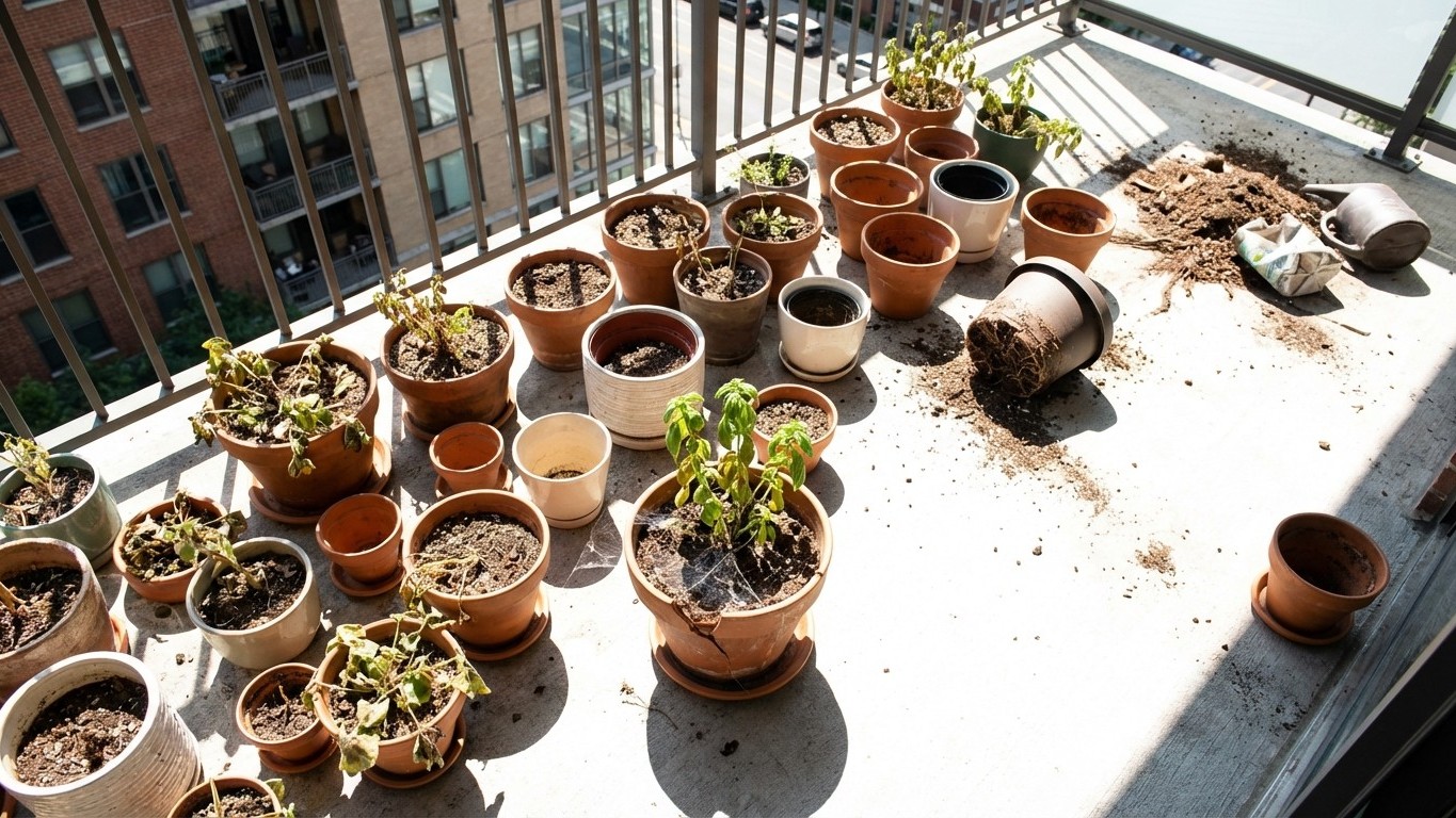 Problèmes sur balcon urbain : vent, chaleur, nuisibles et règles à connaître
