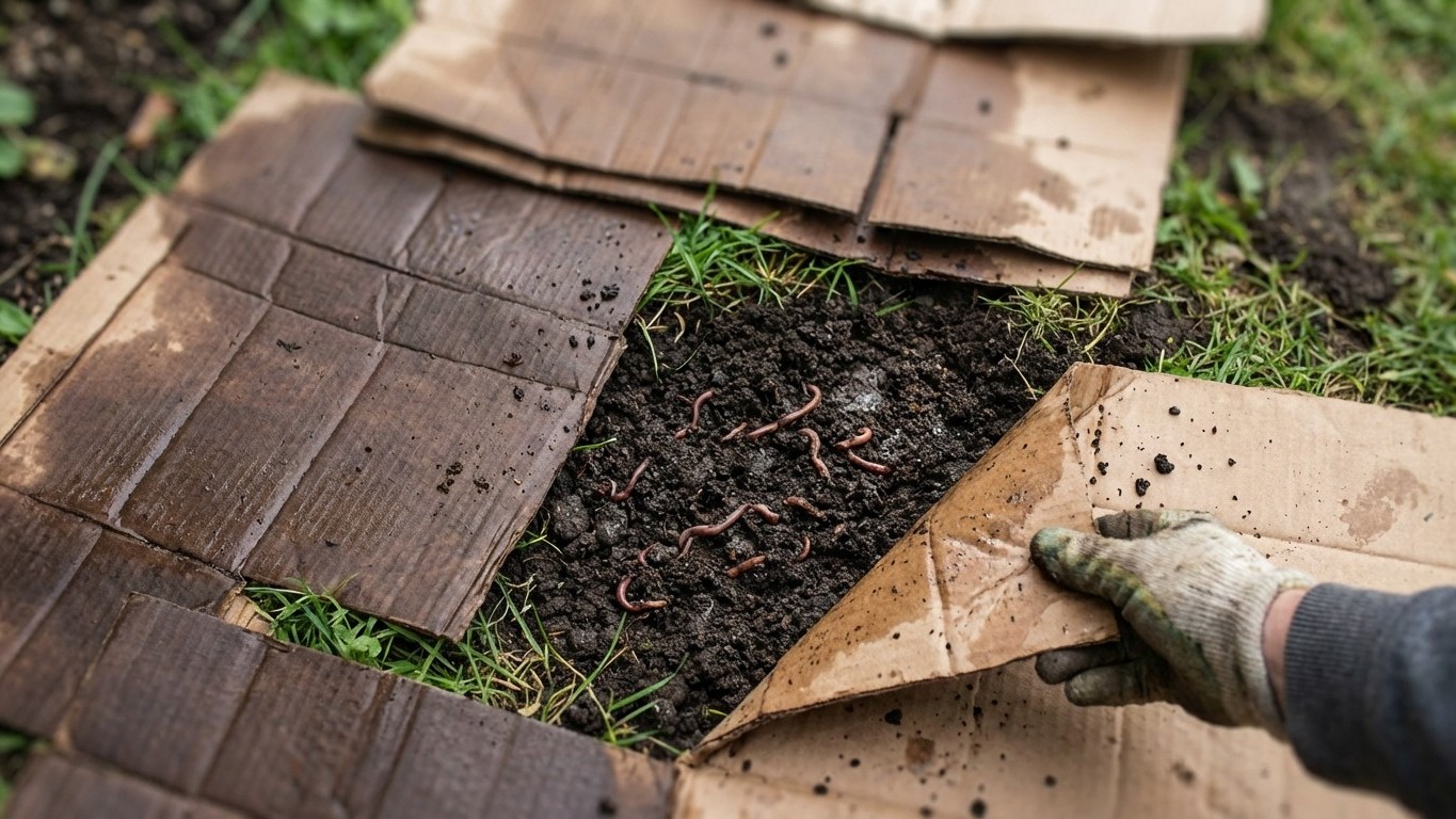 Stop Digging: How Cardboard Creates Perfect Garden Soil Without a Shovel