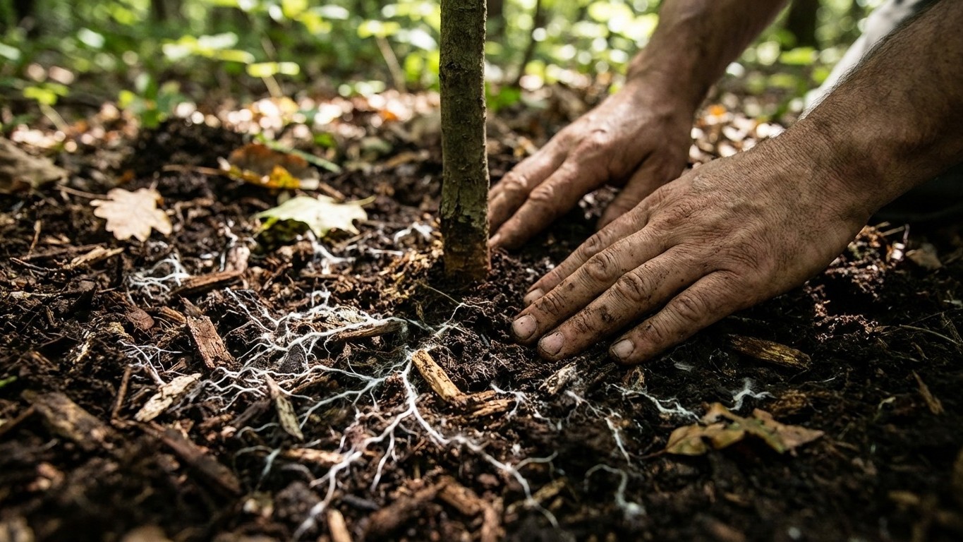 The Crushed Branch Secret: How Old-Time Gardeners Built Living Soil Without Fertilizer