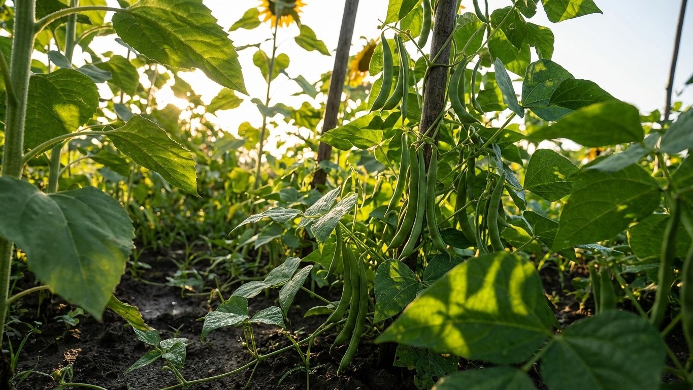 The Forgotten Garden Secret: Why Old Farmers Planted Sunflowers Next to Beans
