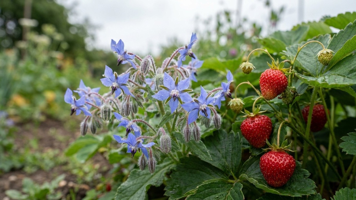 The Secret Garden Flower That Makes Strawberries Sweeter Than Any Fertilizer Ever Could