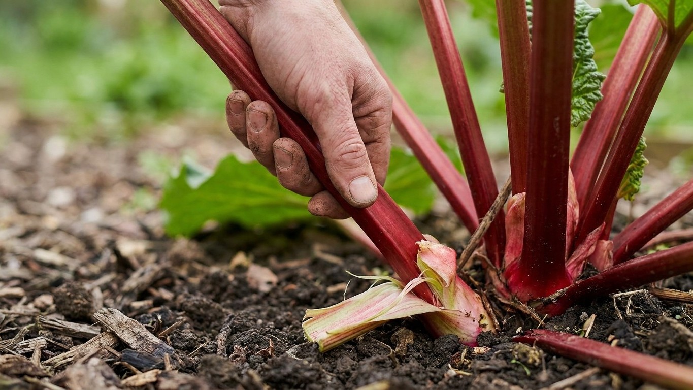Why Your Rhubarb Is Dying: The Knife vs. Pull Harvesting Method That Changes Everything