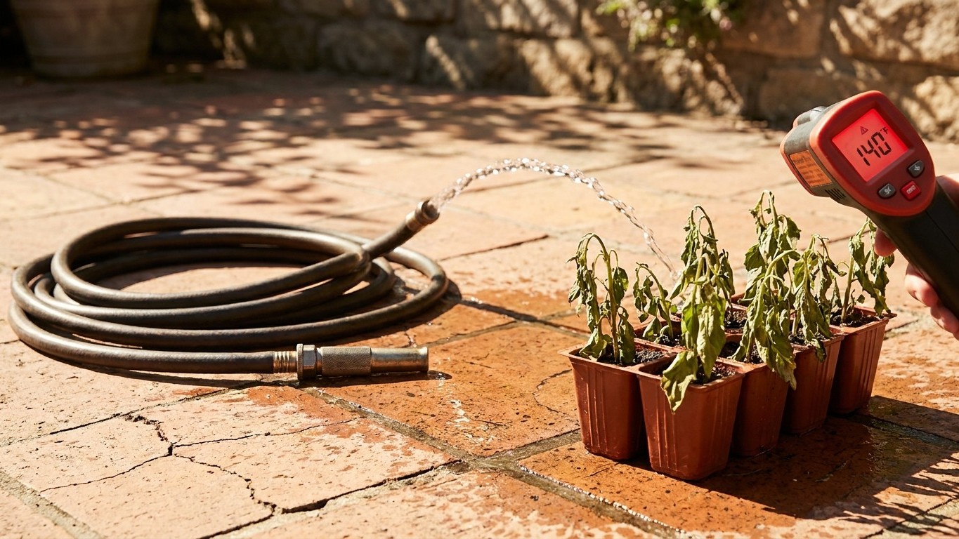 How Scalding Garden Hose Water Killed My Seedlings in One Watering
