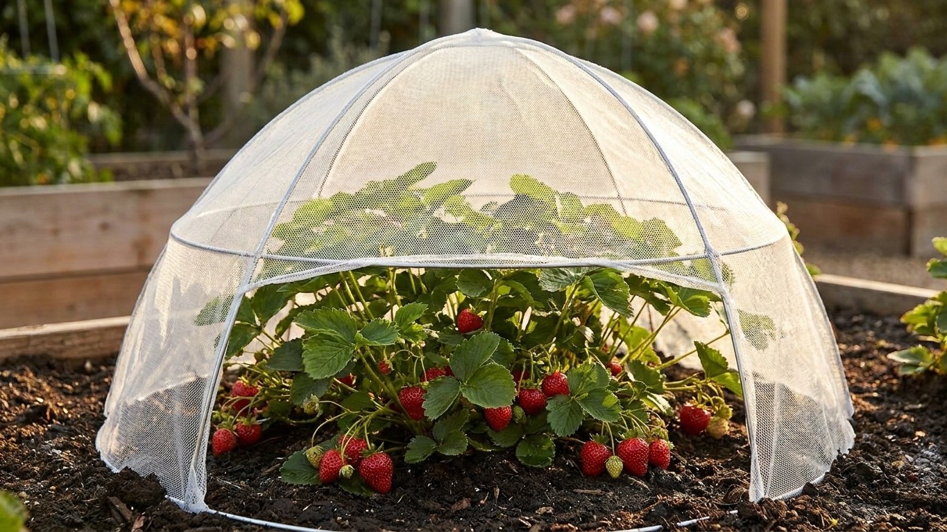 I Trapped a Robin in My Strawberry Netting: Here's What I Learned About Protecting Fruit