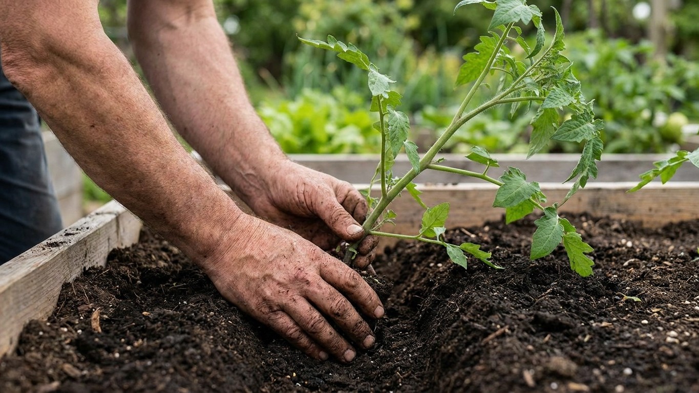 Plant Tomatoes on Their Side: The Secret Gardening Trick That Transforms Your Harvest