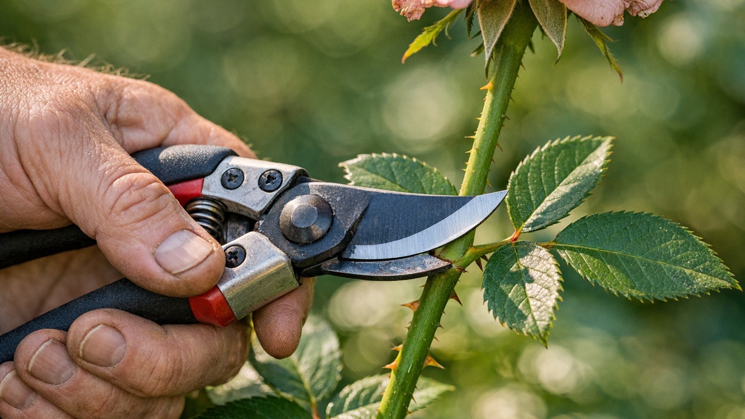 The Rose Deadheading Mistake That Stops Blooms: Why Your Cuts Are Too Close to the Dead Flower
