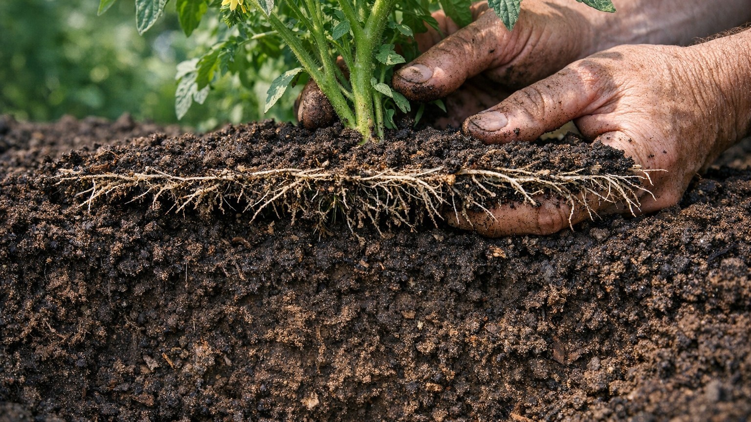 Why Daily Tomato Watering Creates Shallow Roots—and How Deep Watering Fixes It