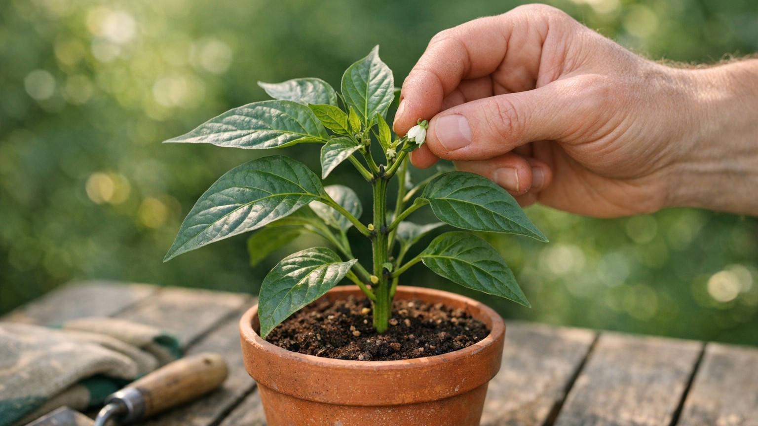 Why Removing Your Pepper Plant's First Flower Triples Your Harvest