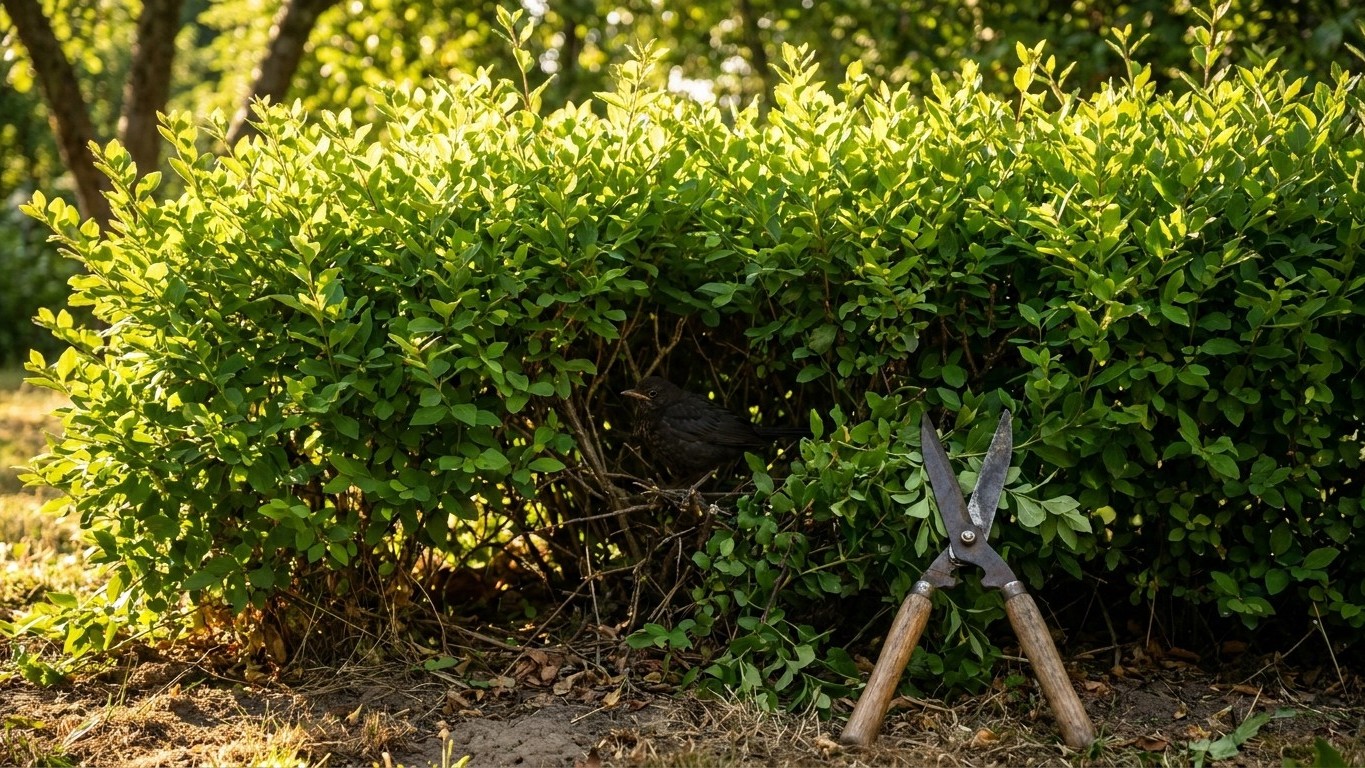 'I thought it was just an empty nest': why blackbirds hidden in your hedge in July are a signal to put the trimmer down