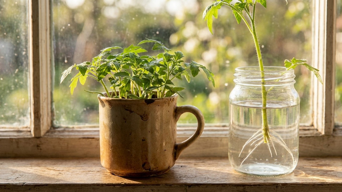 My father always saved the suckers he snapped off his tomato plants in July: I laughed for years before understanding why ...