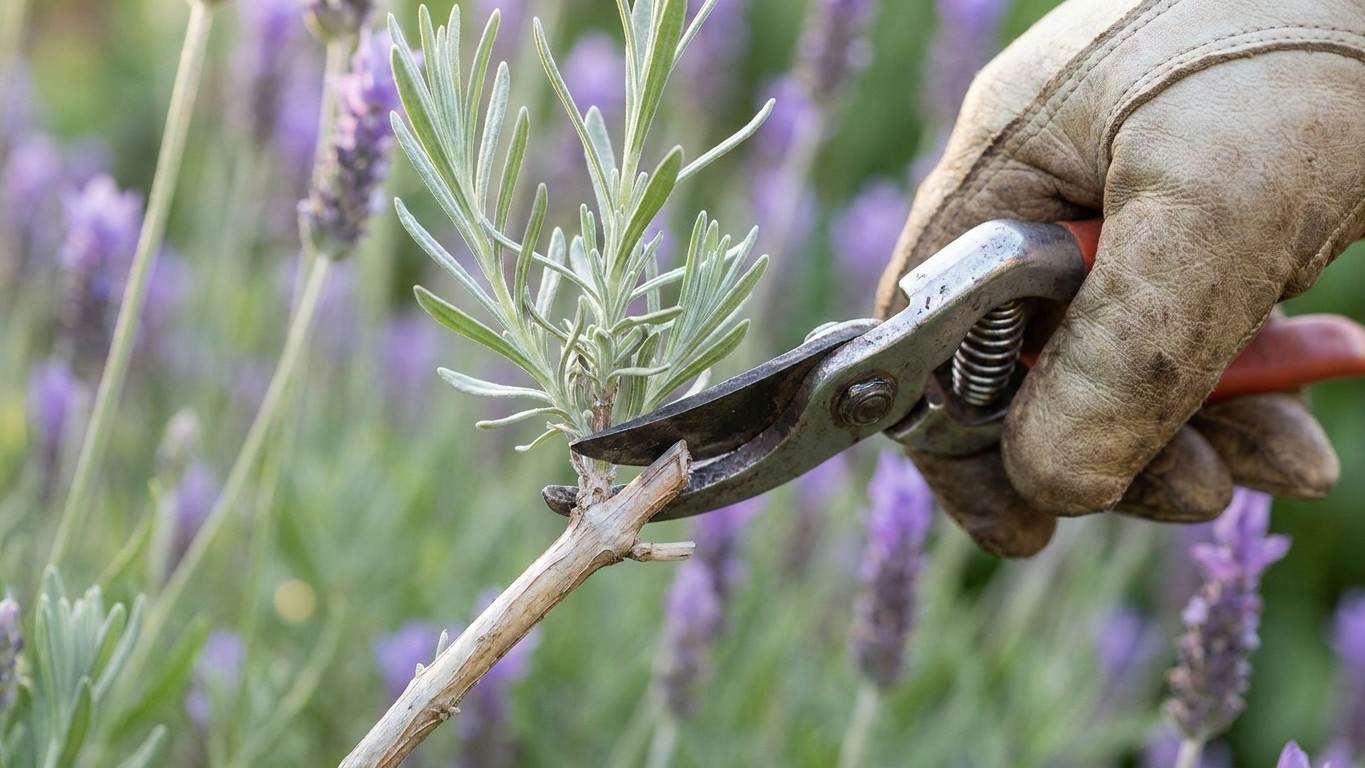 My father always stopped his shears at the green part of the lavender: I laughed for years before understanding why he was...
