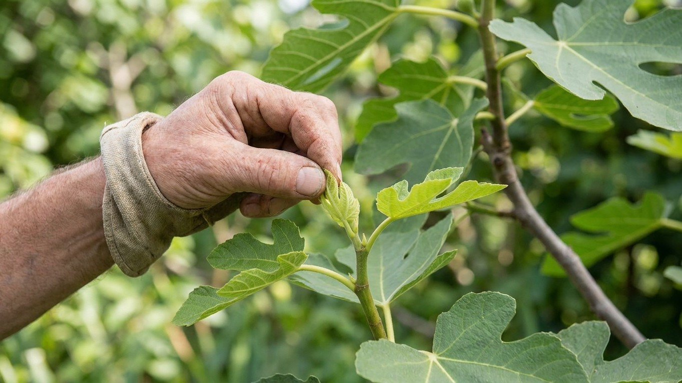 My fig tree grew vigorously but gave almost no fruit for two years: the day a gardener showed me the 5th leaf trick, I und...
