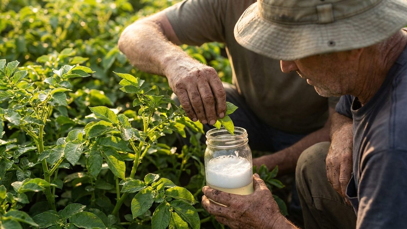 My grandfather always walked his potato rows with a bucket in July: I laughed for years before understanding why he never ...