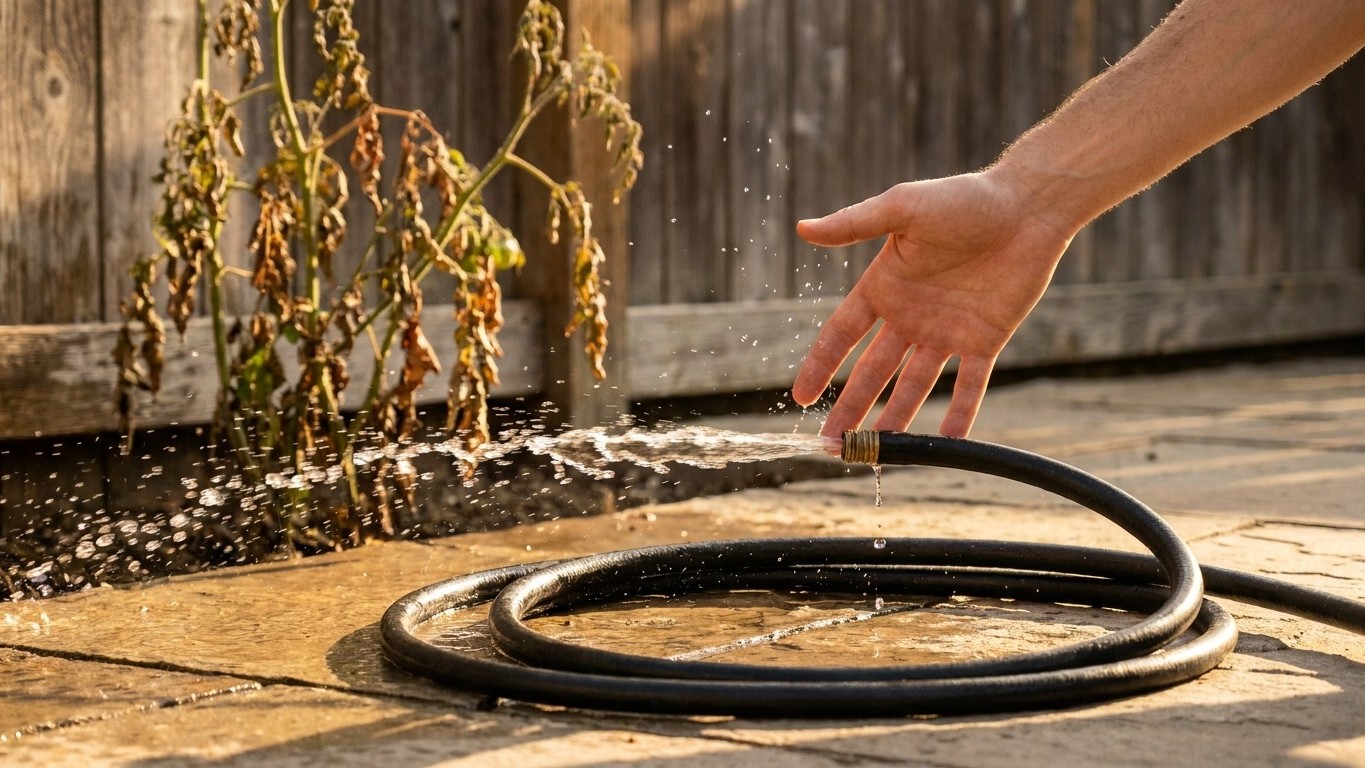 Why Your Garden Hose Is Burning Your Tomatoes (And How to Stop It)