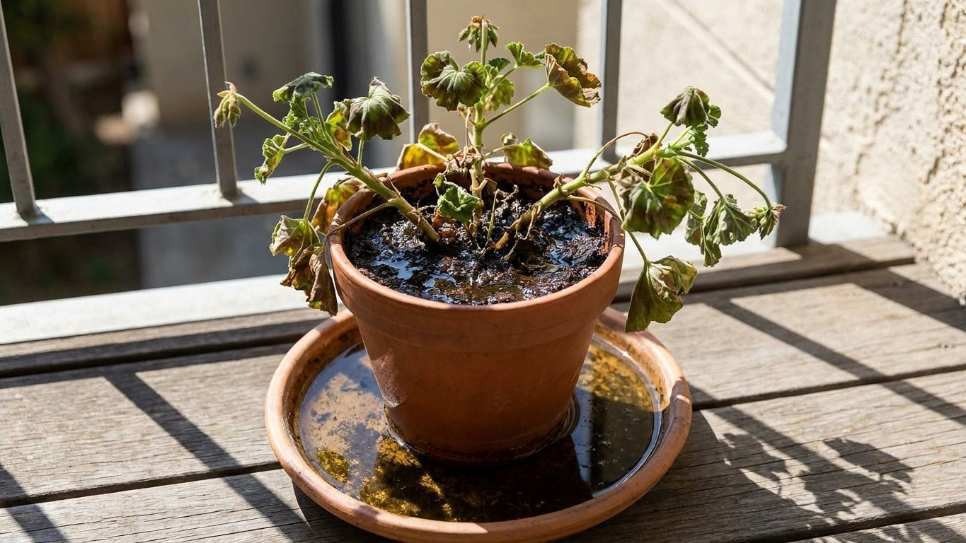 I left the saucers full under my balcony pots through the hot week just to keep the roots damp: seven days later, it was a...