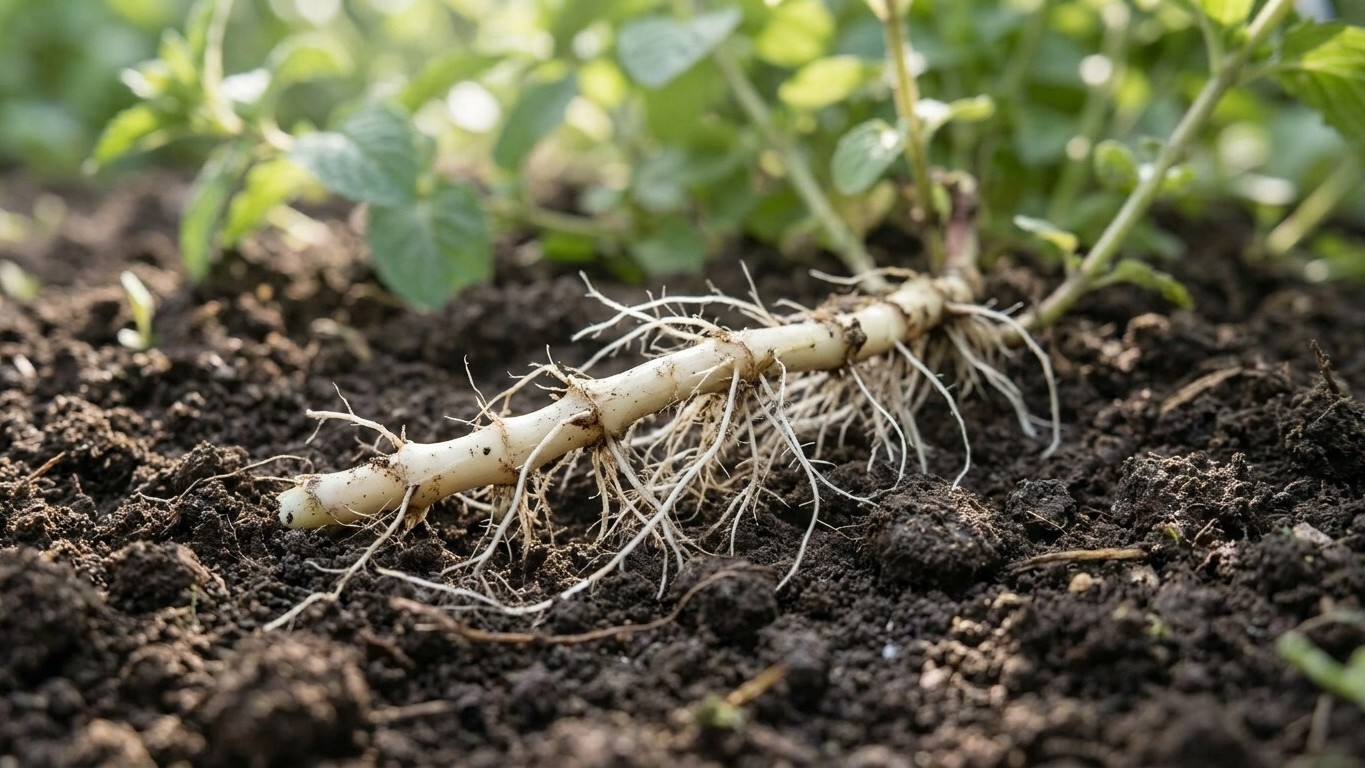 I sank my mint in a buried pot just to keep it in its corner: when I dug the next bed over in September, I understood what...