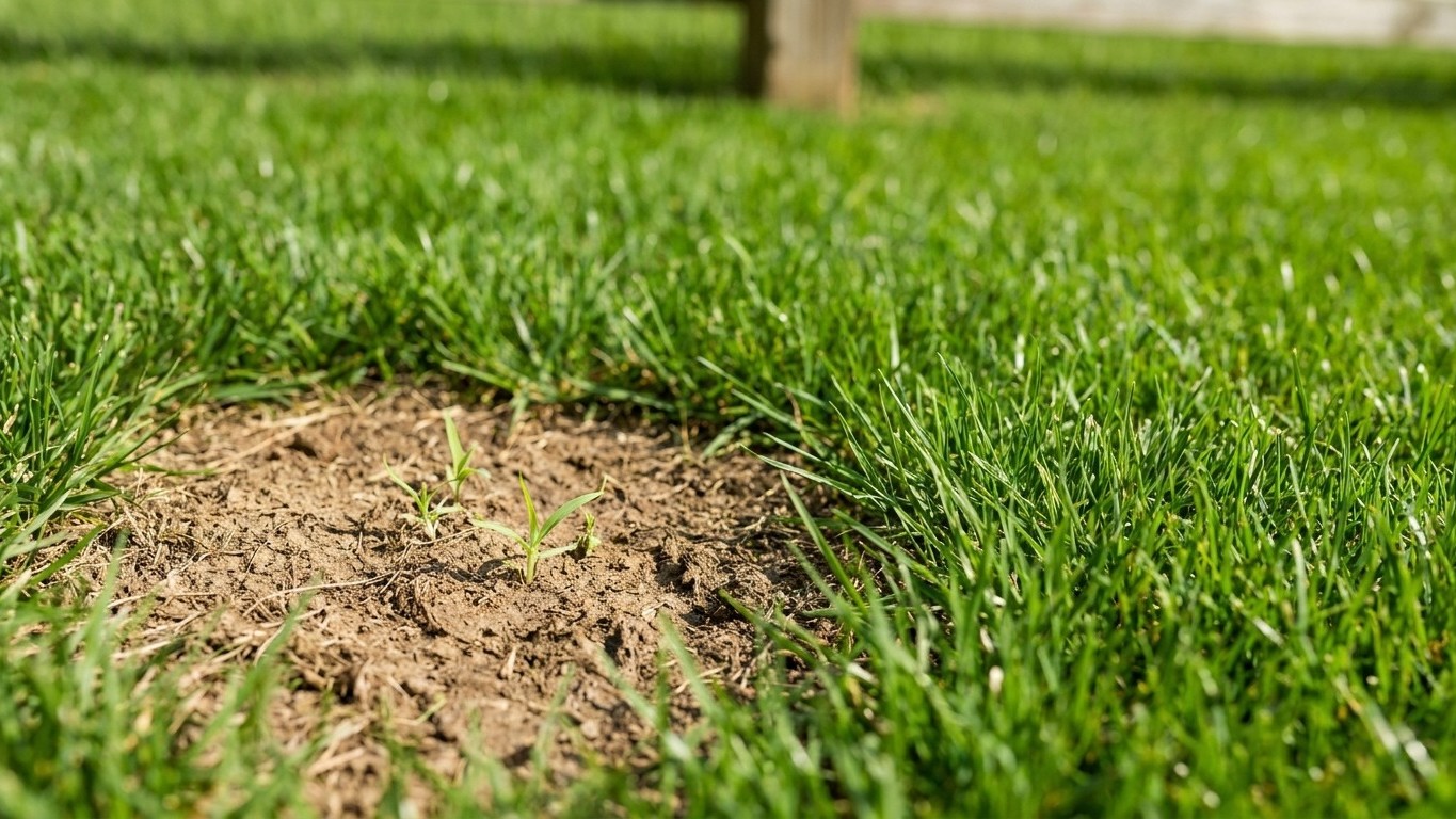 I scalped my drought-browned lawn as soon as the August rain came back just to make it green again: three weeks later, wha...
