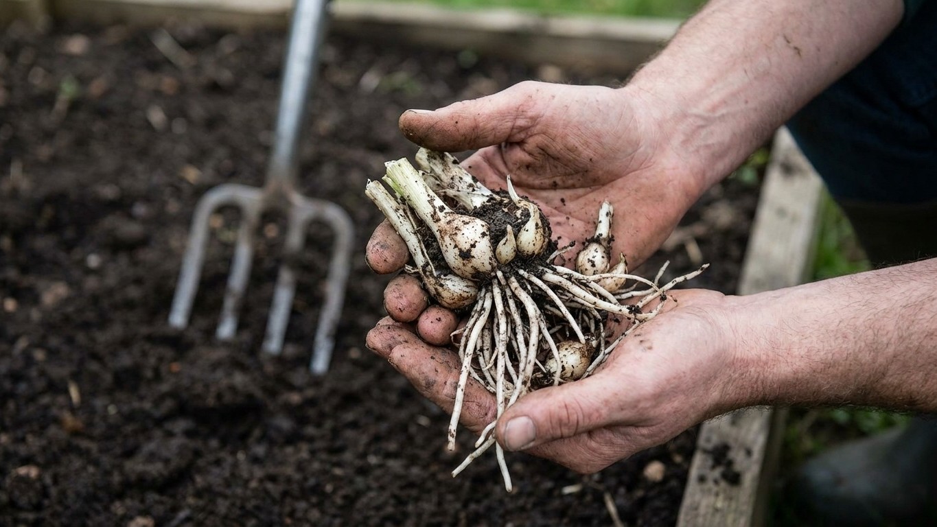 My neighbour always lifts and splits his perpetual leek clump at the end of August and it's not to get free plants