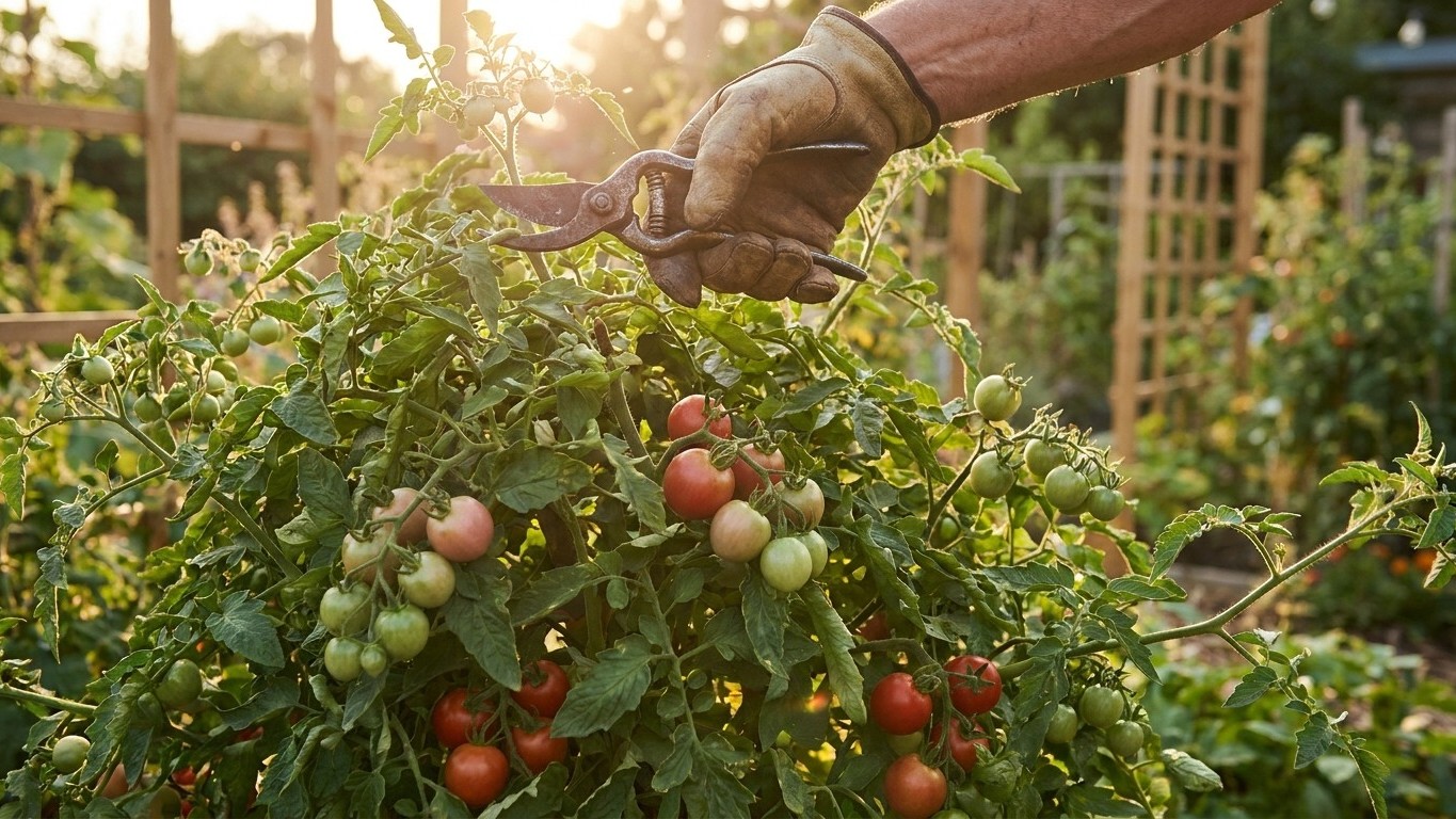 The old-timers always cut the top off their tomato plants above the last set truss at the end of August: the forgotten rea...