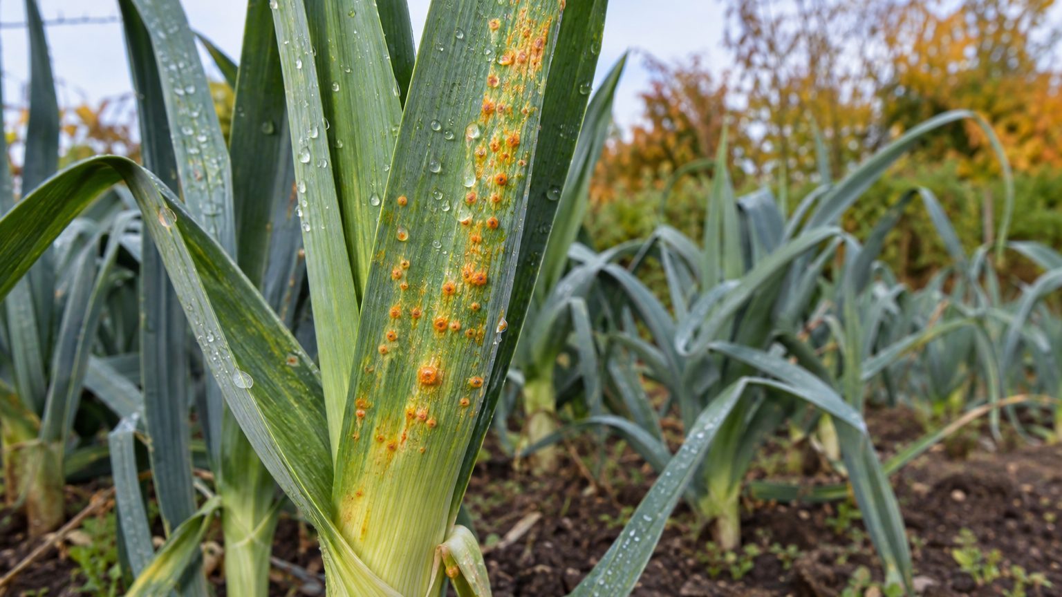 Orange Spots on Leek Leaves: Why Rust Appears in Autumn and Whether Your Leeks Are Still Safe to Eat